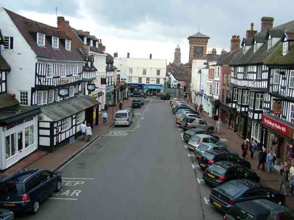 Small town main street.